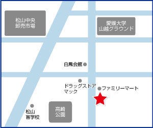 ハウスドゥ！松山北店の周辺地図