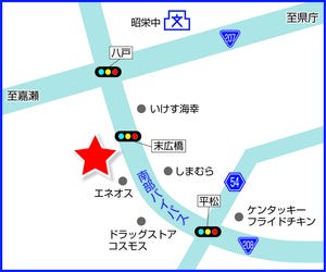 ハウスドゥ！佐賀末広店の地図