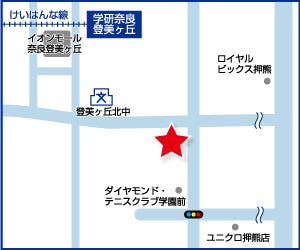 ハウスドゥ！奈良北店の周辺地図