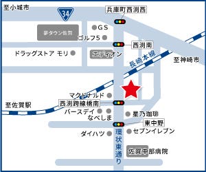 ハウスドゥ  佐賀兵庫北の周辺地図