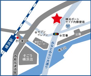 ハウスドゥ  家・不動産買取専門店  横浜東口　ハウス・リースバック事業部の周辺地図