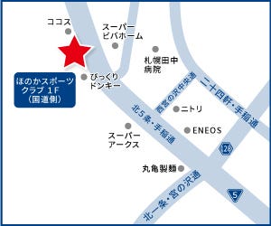 ハウスドゥ  札幌手稲富丘の周辺地図