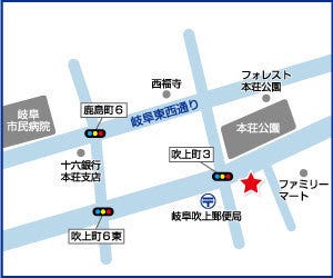 ハウスドゥ  岐阜本荘公園前の周辺地図