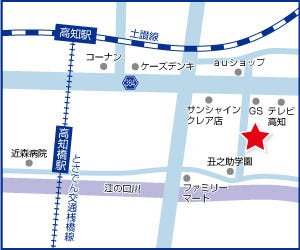 ハウスドゥ  高知駅前の周辺地図