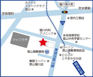 ハウスドゥ  富山南郵便局前の周辺地図