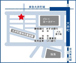 ハウスドゥ  大井町駅前の周辺地図