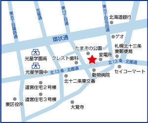 ハウスドゥ  家・不動産買取専門店  札幌光星の周辺地図