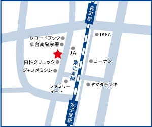 ハウスドゥ  仙台長町の周辺地図