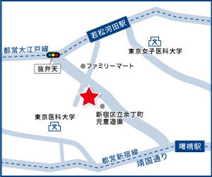 ハウスドゥ  新宿曙橋の周辺地図