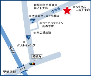 ハウスドゥ  新潟空港通りの周辺地図