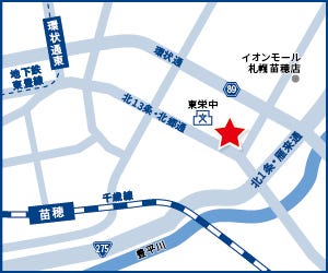 ハウスドゥ  苗穂の周辺地図