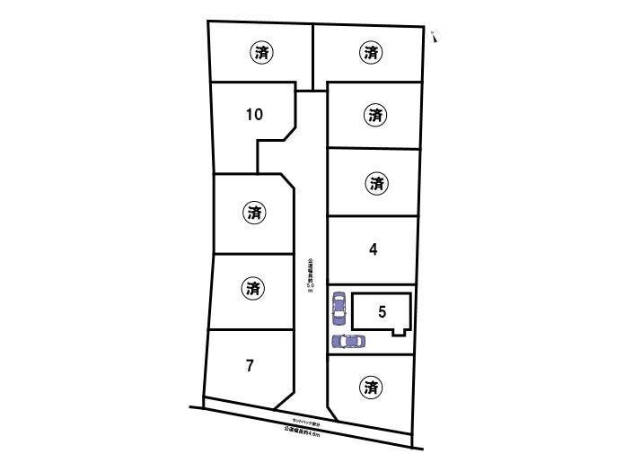 分譲区画マップ
