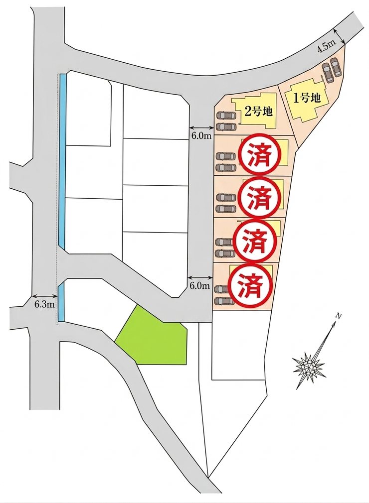 分譲区画マップ