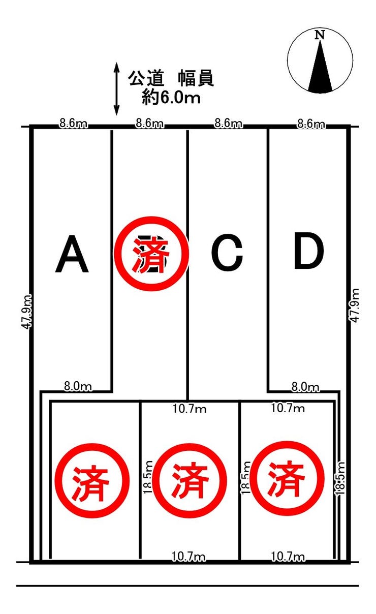 分譲区画マップ