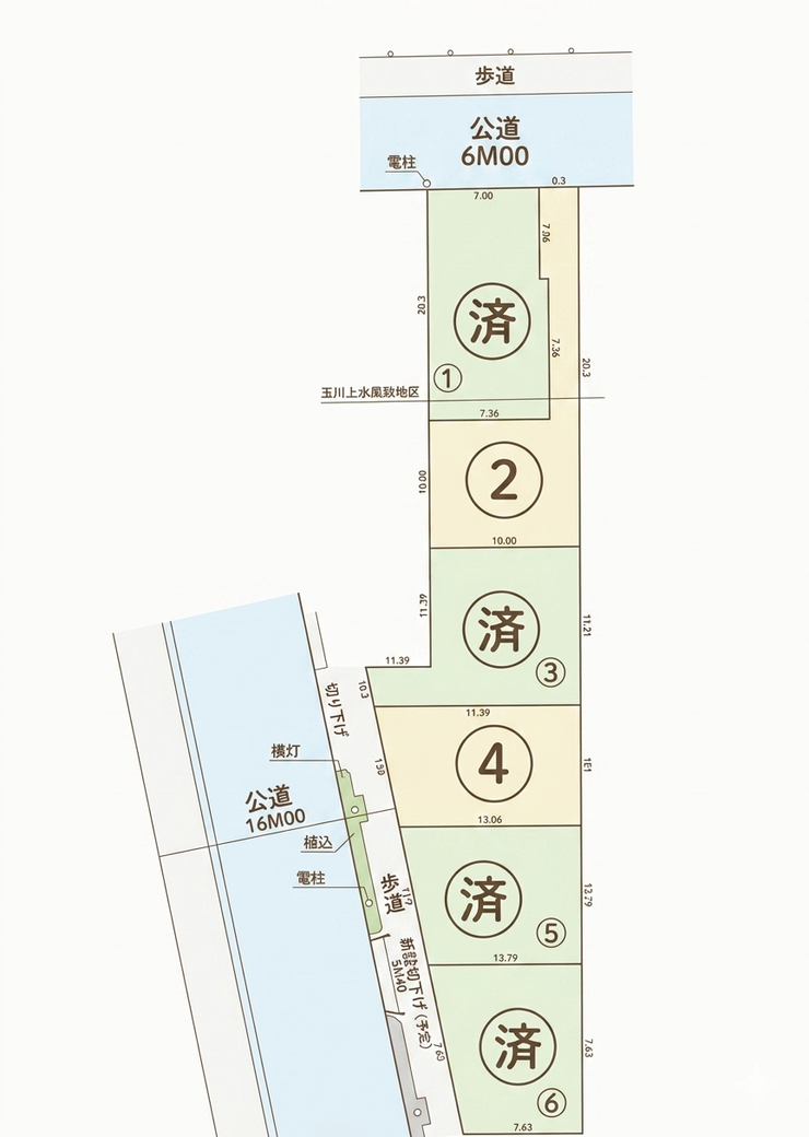 分譲区画マップ