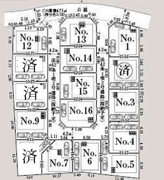 分譲区画マップ