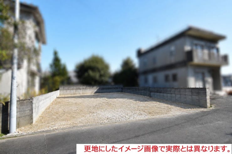 喜入町 売土地 更地にしたイメージで、実際とは異なります。参考にされてください