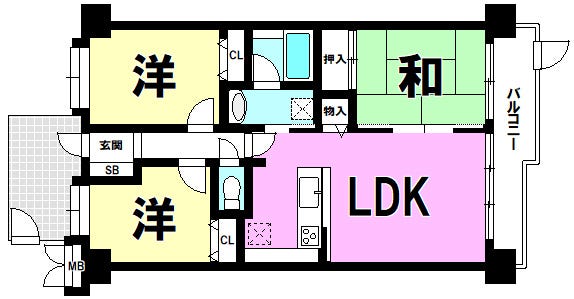 常盤２丁目 ダイアパレスグランデージ城西