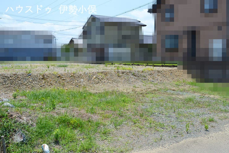 北道路から