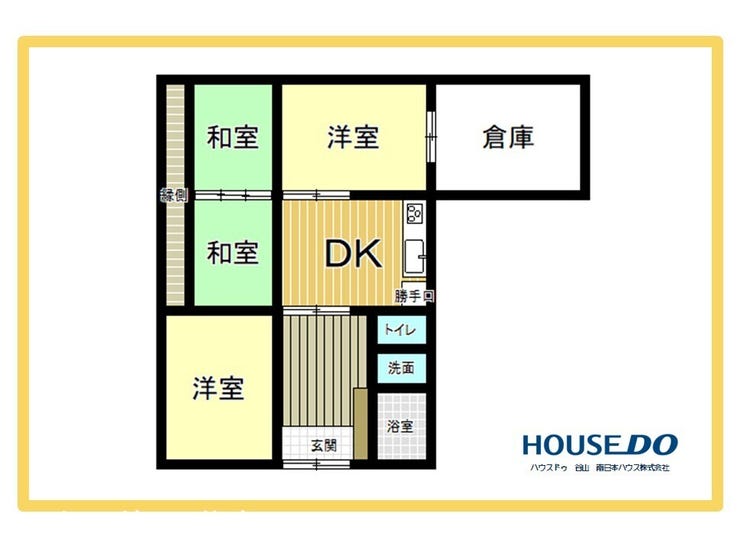 【間取り】
4DK+倉庫