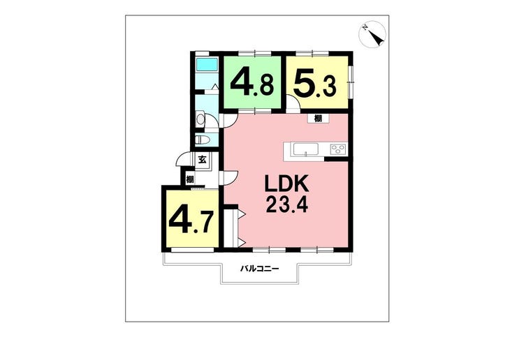 鴨池新町 鴨池ハイム４号棟