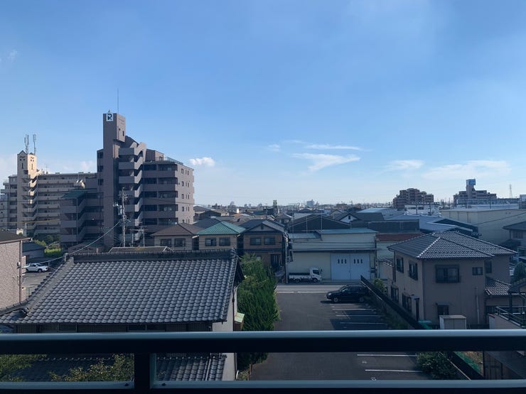 見晴らしのいい4階です。