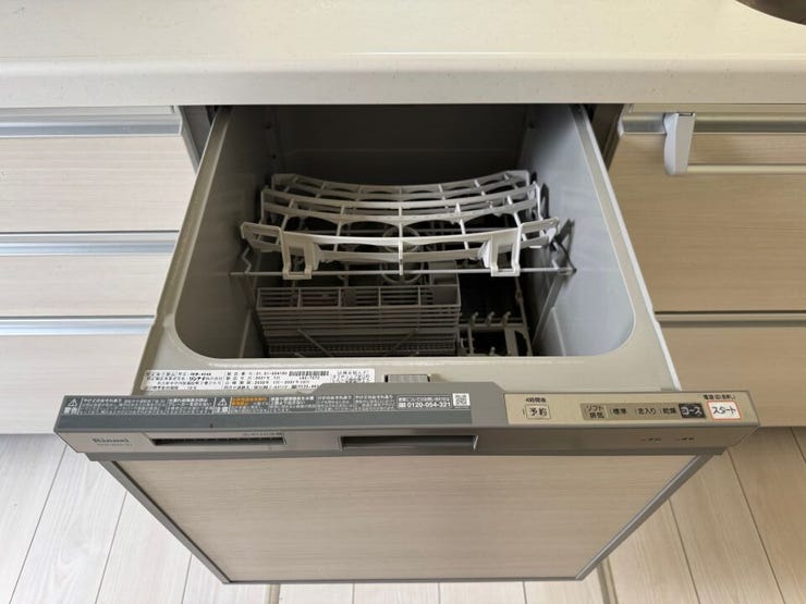 食洗機付きなので家事がはかどり、家族との時間が増えるのが嬉しいですね!