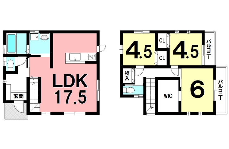 【間取り】
3LDK+ウォークインクローゼット、オール電化【建物面積86.11㎡(26.04坪)】