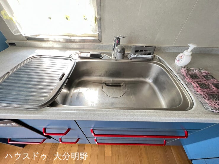 シンクも広々としていて、洗い物がしやすそうですね♪