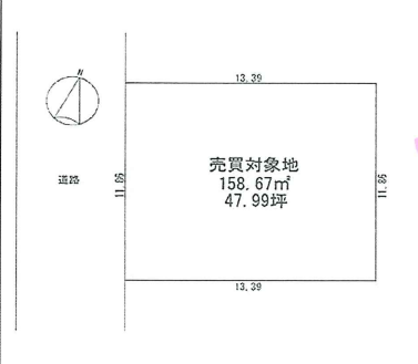 【区画図】
宇都宮市松風台1200－264