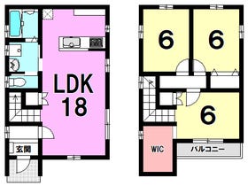 【間取り図】
【建築プラン例…YOKAIE NO11】
・夏は涼しく、冬あったか
・火災保険が抑えられる省令準耐火構造