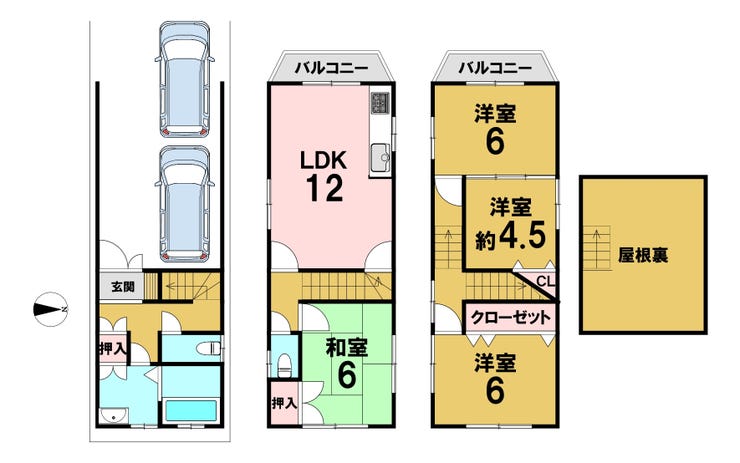大阪府四條畷市二丁通町の中古一戸建て 1300万円 253 の不動産 住宅の物件詳細 ハウスドゥ Com スマートフォンサイト