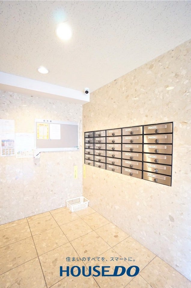 お部屋ごとに郵便物が分けられるので安心です♪