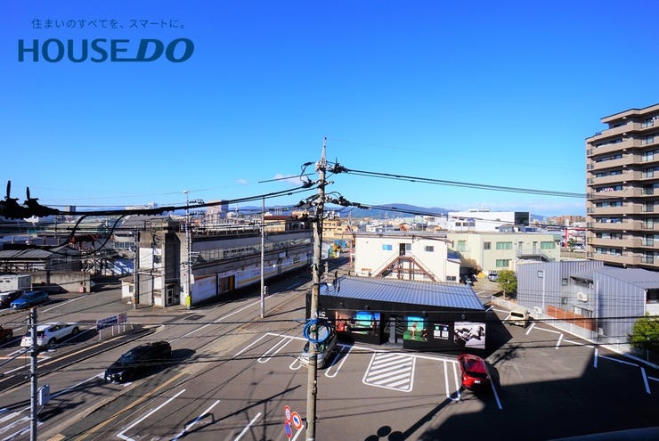 バルコニーからの眺めです♪