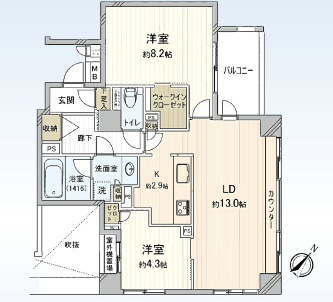 東京都文京区白山３丁目の中古マンション 7380万円 の不動産 住宅の物件詳細 ハウスドゥ Com スマートフォンサイト