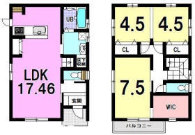 【建築プラン例　みなみの家】
【建物価格1650万円】
【間取り3SLDK】
【建物（延床）面積87.77㎡】
27坪以内注文住宅、付帯費用込々プラン
※価格（1650万）はR8.5月末まで