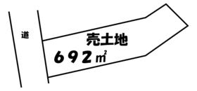 【間取り図】
売土地笠岡市茂平