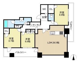 大阪市中央区高津３丁目