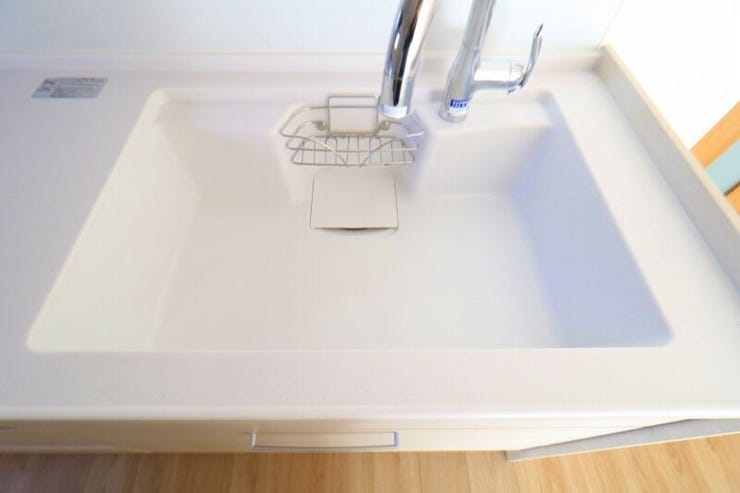 【sink】
汚れが付きにくい素材のシンク♪白色で清潔感のあるキッチンです^^