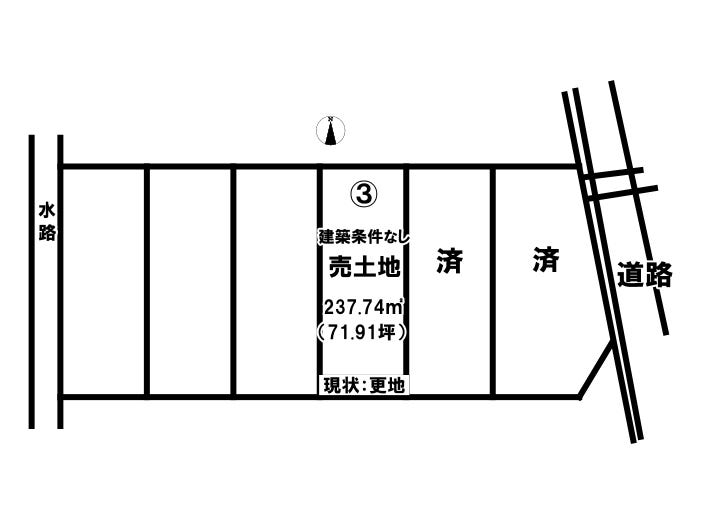 【区画図】
＊まずはお気軽にお問い合わせください【0120-987-897】ハウスドゥ高崎西店へ