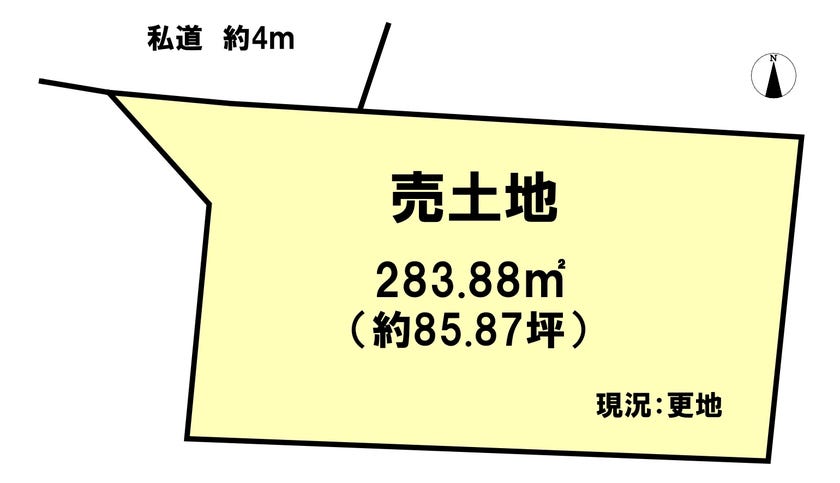 【区画図】
約85.87坪