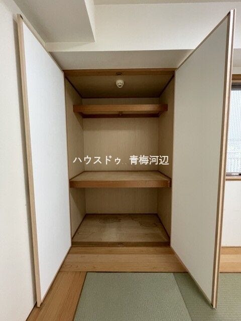 5帖和室収納:和室の収納は奥行きがありますので収納BOXなどを使うことでより空間を有効に活用できそうです!