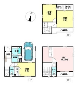 【間取り図】
【マイセレクト】
※2024年6月30日まで

外部デザイン(外周部・窓の位置・形状)はそのまま
建物内部の壁をMYスタイルにできる！
専任のハウスコーディネーターがお手伝いします。
