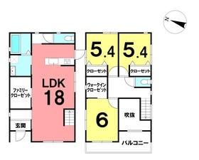 建物価格：1990万円
間取り：3LDKS
建物面積：89.95㎡