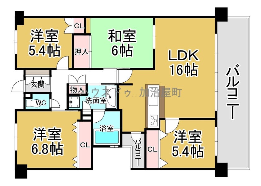 【間取り】
ハウスドゥ加治屋町