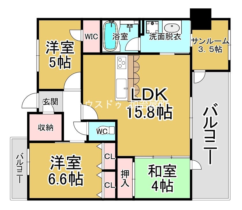 【間取り】
ハウスドゥ加治屋町