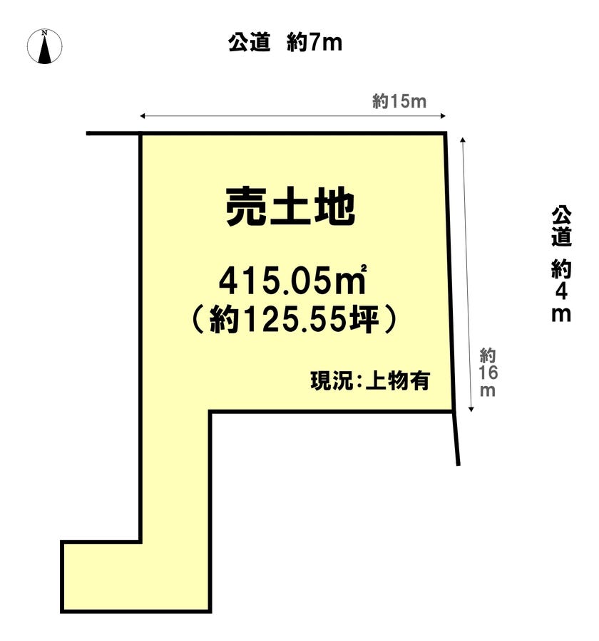 【区画図】
約125.55坪