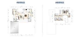 【間取り図】
新築戸建イメージパース・図面