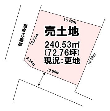 【区画図】
※区画図と現況が異なる場合、現況を優先します。