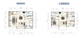 【間取り図】
新築戸建イメージパース・図面